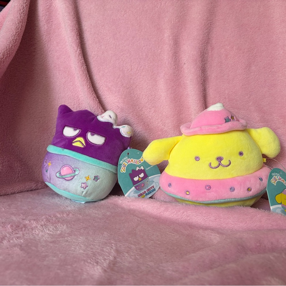 2 Sanrio Squishmallows- 5”